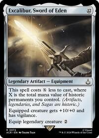 Excalibur, Sword of Eden - Universes Beyond: Assassin's Creed - Magic: The Gathering card