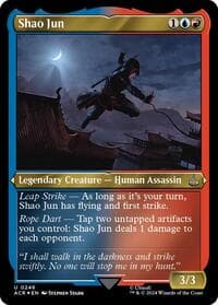 Shao Jun (Foil Etched) - Universes Beyond: Assassin's Creed - Magic: The Gathering card