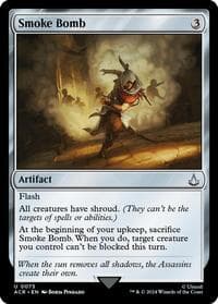 Smoke Bomb - Universes Beyond: Assassin's Creed - Magic: The Gathering card