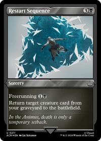 Restart Sequence (Foil Etched) - Universes Beyond: Assassin's Creed - Magic: The Gathering card