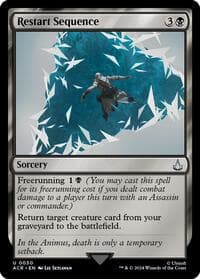 Restart Sequence - Universes Beyond: Assassin's Creed - Magic: The Gathering card