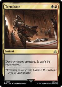 Terminate - Universes Beyond: Assassin's Creed - Magic: The Gathering card