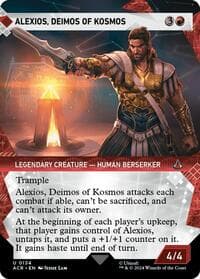 Alexios, Deimos of Kosmos (Showcase) - Universes Beyond: Assassin's Creed - Magic: The Gathering card