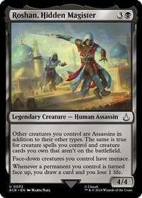 Roshan, Hidden Magister - Universes Beyond: Assassin's Creed - Magic: The Gathering card