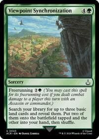 Viewpoint Synchronization - Universes Beyond: Assassin's Creed - Magic: The Gathering card