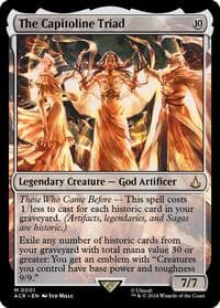 The Capitoline Triad - Universes Beyond: Assassin's Creed - Magic: The Gathering card