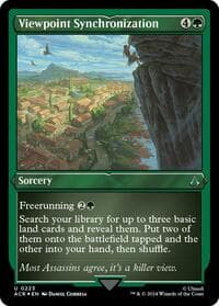 Viewpoint Synchronization (Foil Etched) - Universes Beyond: Assassin's Creed - Magic: The Gathering card