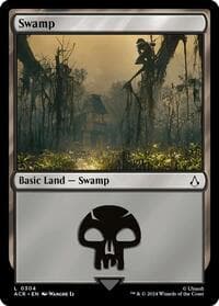Swamp (0304) - Universes Beyond: Assassin's Creed - Magic: The Gathering card