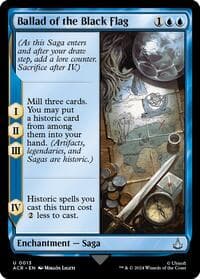 Ballad of the Black Flag - Universes Beyond: Assassin's Creed - Magic: The Gathering card
