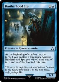 Brotherhood Spy - Universes Beyond: Assassin's Creed - Magic: The Gathering card