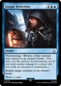 Escape Detection - Universes Beyond: Assassin's Creed - Magic: The Gathering card