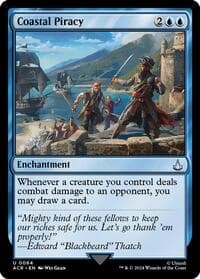 Coastal Piracy - Universes Beyond: Assassin's Creed - Magic: The Gathering card