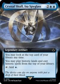 Crystal Skull, Isu Spyglass (Extended Art) - Universes Beyond: Assassin's Creed - Magic: The Gathering card