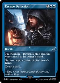 Escape Detection (Foil Etched) - Universes Beyond: Assassin's Creed - Magic: The Gathering card