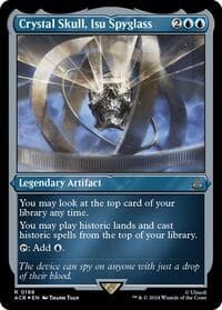 Crystal Skull, Isu Spyglass (Foil Etched) - Universes Beyond: Assassin's Creed - Magic: The Gathering card