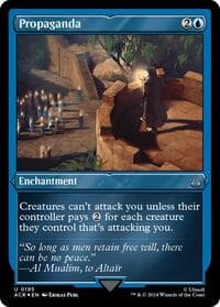 Propaganda (Foil Etched) - Universes Beyond: Assassin's Creed - Magic: The Gathering card