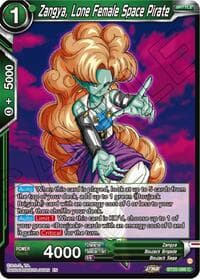 Zangya, Lone Female Space Pirate - Legend of the Dragon Balls - Dragon Ball Super: Masters card