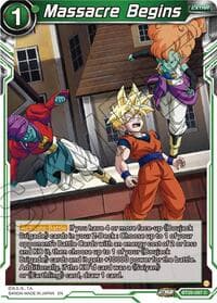 Massacre Begins - Legend of the Dragon Balls - Dragon Ball Super: Masters card