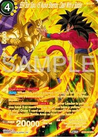 SS4 Son Goku Vs Nuova Shenron, Clash With a Soldier (SPR) - Legend of the Dragon Balls - Dragon Ball Super: Masters card