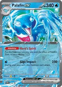 Palafin ex - 126 - SV: Scarlet & Violet Promo Cards - Pokemon card