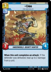 Embo - Stoic and Resolute - Shadows of the Galaxy - Star Wars: Unlimited card