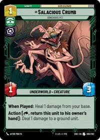 Salacious Crumb - Obnoxious Pet - Shadows of the Galaxy - Star Wars: Unlimited card