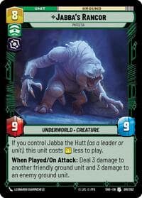 Jabba's Rancor - Pateesa - Shadows of the Galaxy - Star Wars: Unlimited card