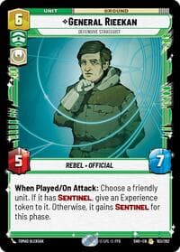 General Rieekan - Defensive Strategist - Shadows of the Galaxy - Star Wars: Unlimited card