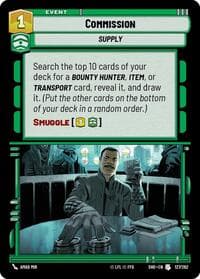 Commission - Shadows of the Galaxy - Star Wars: Unlimited card