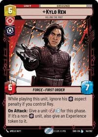 Kylo Ren - Killing the Past - Shadows of the Galaxy - Star Wars: Unlimited card