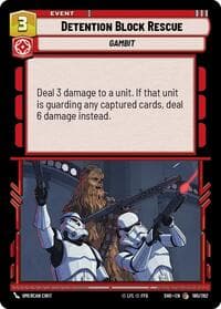 Detention Block Rescue - Shadows of the Galaxy - Star Wars: Unlimited card