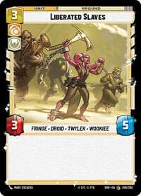 Liberated Slaves - Shadows of the Galaxy - Star Wars: Unlimited card