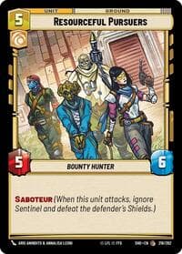 Resourceful Pursuers - Shadows of the Galaxy - Star Wars: Unlimited card