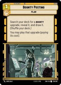 Bounty Posting - Shadows of the Galaxy - Star Wars: Unlimited card