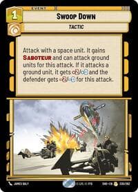 Swoop Down - Shadows of the Galaxy - Star Wars: Unlimited card