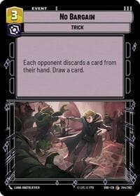 No Bargain - Shadows of the Galaxy - Star Wars: Unlimited card