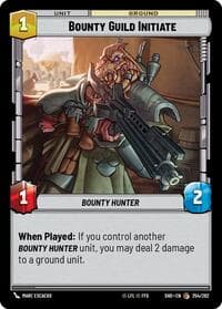 Bounty Guild Initiate - Shadows of the Galaxy - Star Wars: Unlimited card