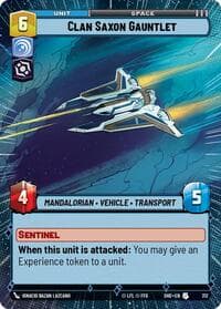 Clan Saxon Gauntlet (Hyperspace) - Shadows of the Galaxy - Star Wars: Unlimited card