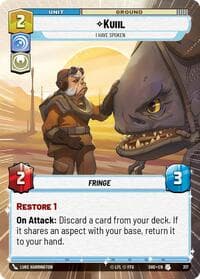 Kuiil - I Have Spoken (Hyperspace) - Shadows of the Galaxy - Star Wars: Unlimited card