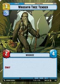 Wroshyr Tree Tender (Hyperspace) - Shadows of the Galaxy - Star Wars: Unlimited card