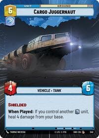 Cargo Juggernaut (Hyperspace) - Shadows of the Galaxy - Star Wars: Unlimited card
