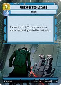 Unexpected Escape (Hyperspace) - Shadows of the Galaxy - Star Wars: Unlimited card
