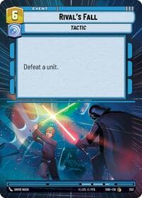 Rival's Fall (Hyperspace) - Shadows of the Galaxy - Star Wars: Unlimited card