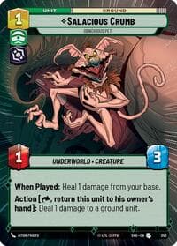 Salacious Crumb - Obnoxious Pet (Hyperspace) - Shadows of the Galaxy - Star Wars: Unlimited card