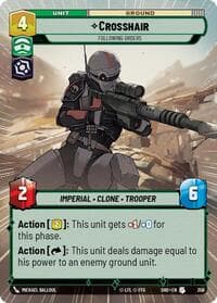 Crosshair - Following Orders (Hyperspace) - Shadows of the Galaxy - Star Wars: Unlimited card