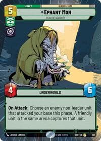 Ephant Mon - Head of Security (Hyperspace) - Shadows of the Galaxy - Star Wars: Unlimited card