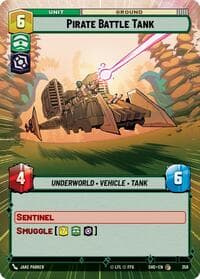 Pirate Battle Tank (Hyperspace) - Shadows of the Galaxy - Star Wars: Unlimited card