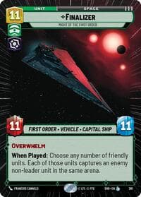 Finalizer - Might of the First Order (Hyperspace) - Shadows of the Galaxy - Star Wars: Unlimited card