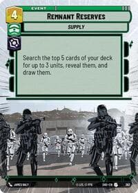 Remnant Reserves (Hyperspace) - Shadows of the Galaxy - Star Wars: Unlimited card