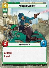 Modded Cohort (Hyperspace) - Shadows of the Galaxy - Star Wars: Unlimited card